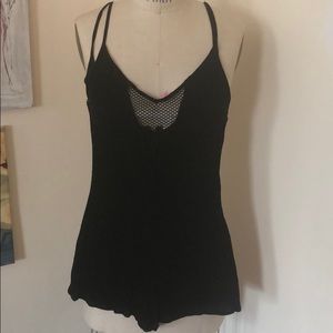 Urban Outfitters Cotton Crepe Romper